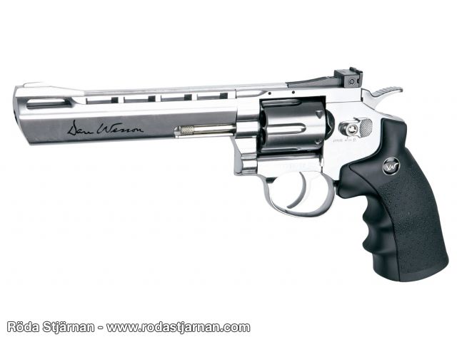 Luftpistol Dan Wesson CO2 6 tums Silver Diabolo