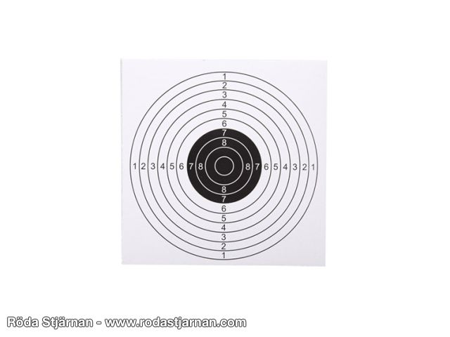 Artemis target for air rifle 14x14cm 100pcs targets