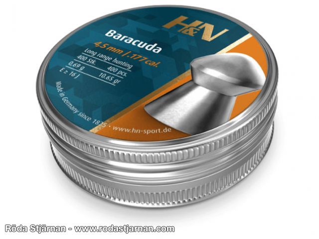 H&N Baracuda 4.5mm 400pcs pellets