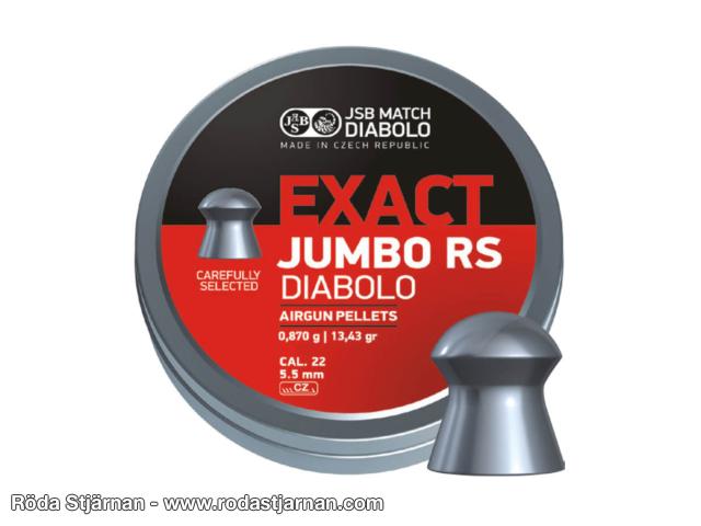 JSB Exact Jumbo RS 5.52 mm 0.87 g 250 pcs pellets pellets