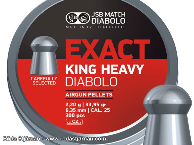 JSB Exact King Heavy 6.35mm 150st