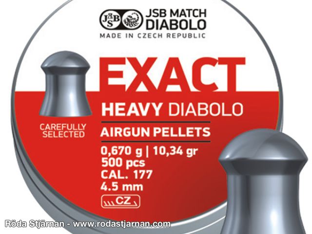 JSB Exact Match Diabolo Heavy 4.52 mm 0.670g