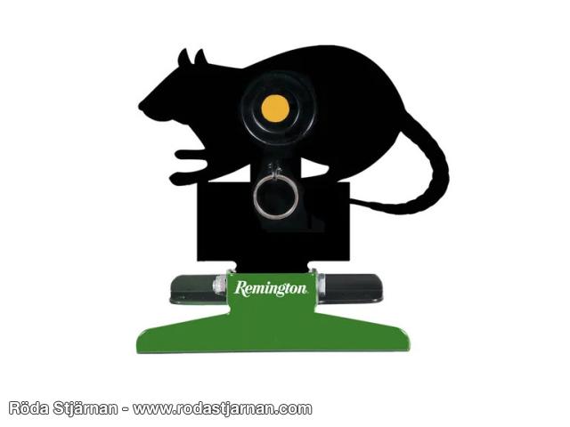 Remington knockdown target rat with reset via pull cord targets