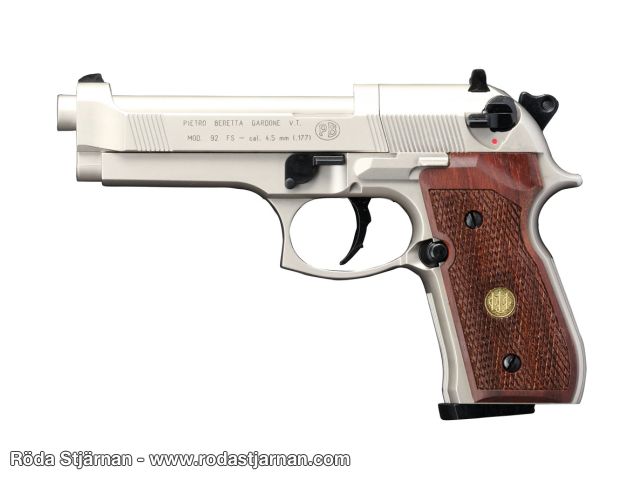 Umarex Beretta M92 FS Silver Wood Grip CO2 4.5mm Pellet air pistols