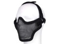 101INC Airsoft maske i svart metall