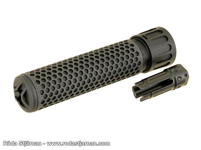 5.56 QDC Silencer Long silencers and muzzle