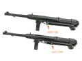 AGM MP40 WW2 SMG oxiderad/svart airsoftgevär