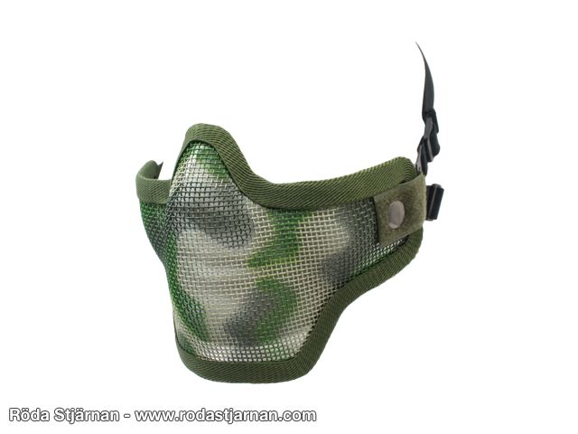 Airsoft maske i metall Woodland Øye- og ansiktsbeskyttelse