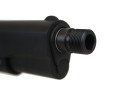 AirsoftPro Adapter Lyddemper Pistol Svart lyddemper og munning