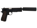 AirsoftPro Adapter Lyddemper Pistol Svart lyddemper og munning