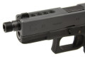 AirsoftPro Adapter Lyddemper Pistol Svart lyddemper og munning
