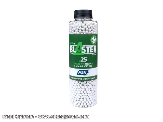 Alpha Blaster 0.25g BIO PLA 3300 pcs airsoft BBs bbs