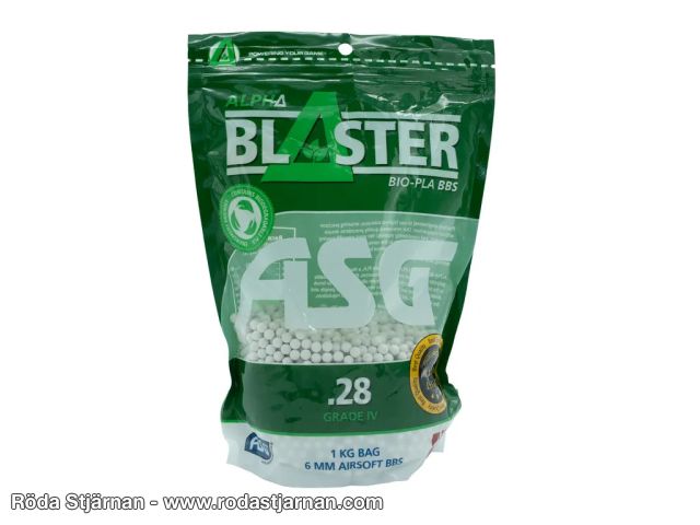 Alpha Blaster 0,28g BIO PLA 1 kg airsoftkulor airsoftkulor