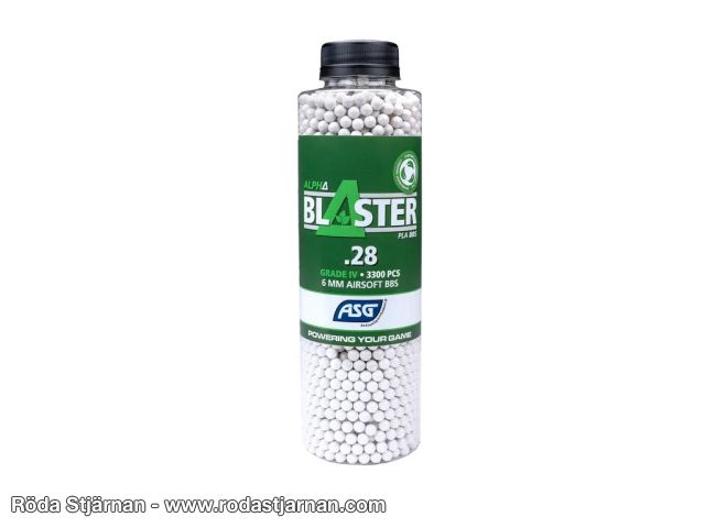 Alpha Blaster 0,28g BIO PLA 3300 st airsoftkulor airsoftkulor