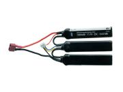 ASG 11.1V Li-Po 1300 mAh 25C 3-sticks airsoftbatteri deankontakt