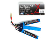ASG 9.9V 1400mAh 20C LiFe Triple