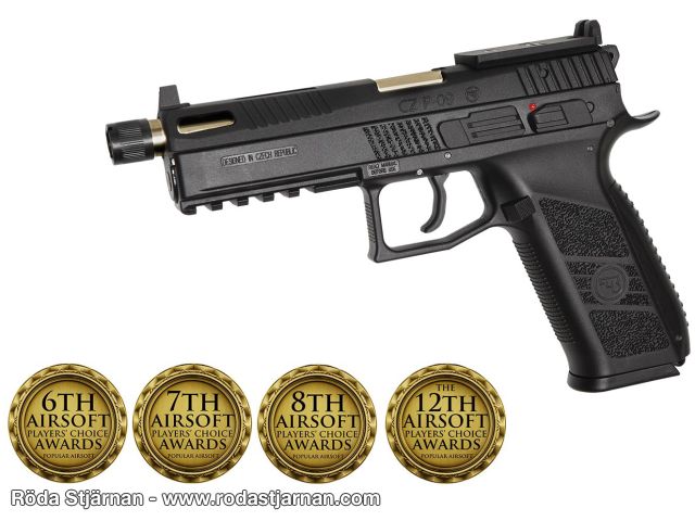 ASG CZ P-09 Optisk klar CO2 airsoft pistoler