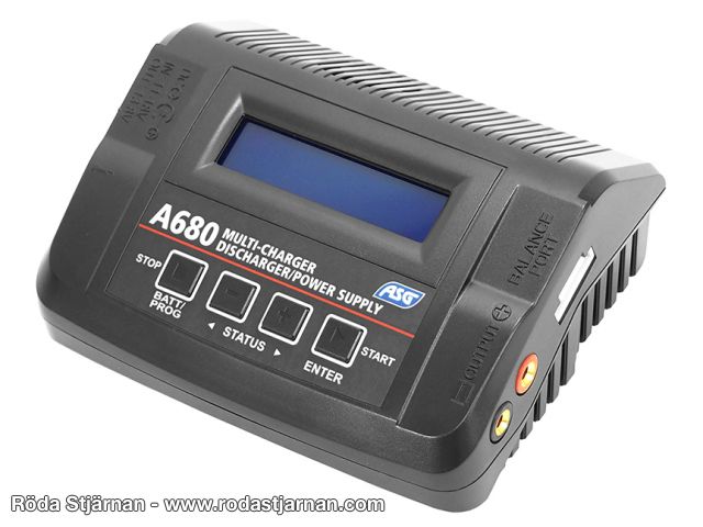 ASG Laddstation A680 batteriladdare