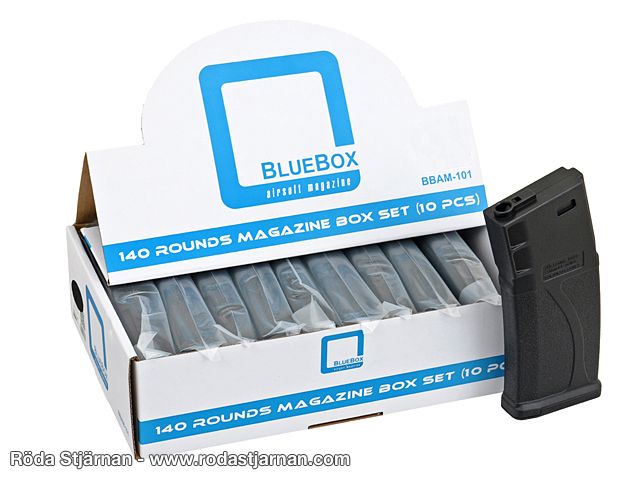 BlueBox Mid Cap M4 140rd 10stk magasin