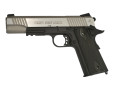 Colt 1911 Rail Gun Stainless Dual Tone CO2