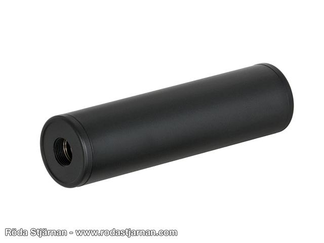 Cyma ljuddämpare 130x35 mm svart för airsoft ljuddämpare och mynning