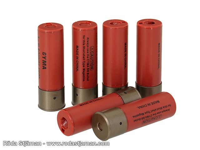 CYMA Shotgun Shells 6-pack magazines