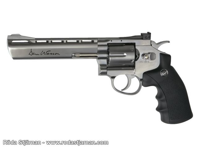 Dan Wesson CO2 6 tums revolver Silver