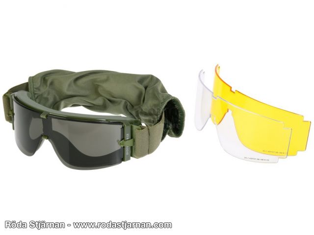 Delta Tactics X8 Goggles 3 Lins Kit OD