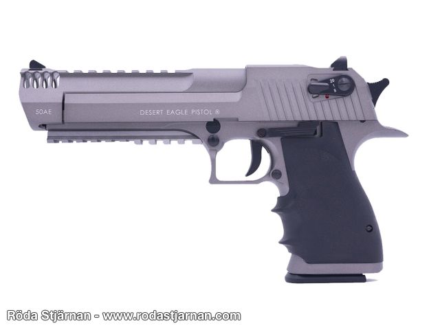 Desert Eagle L6 Auto CO2 GBB Sølv airsoft pistoler