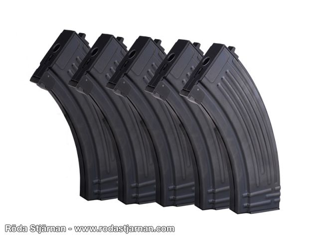 E&L AK47 5-pakning 120rd mid-cap magasin