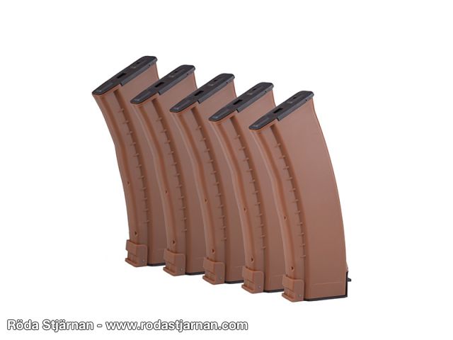E&L AK74 5-pack 120. mid-cap Brun magasin