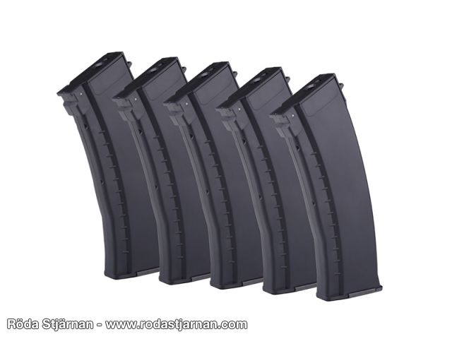 E&L AK74 5-pakning 120 mid-cap magasin
