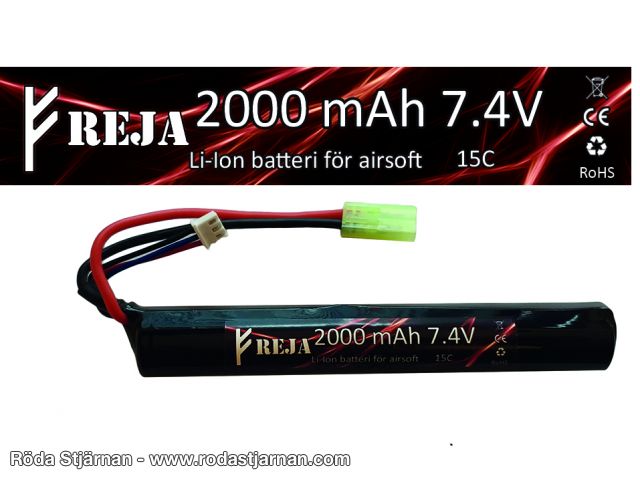 Freja Li-ion 7.4V 2000mAh Stick