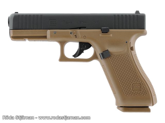 Glock 17 Gen5 GBB CO2 Coyote airsoftpistoler