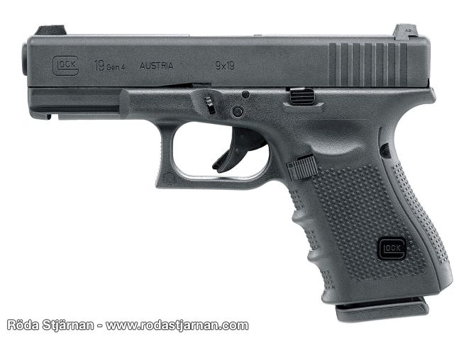 Glock 19 Gen 4 GBB Airsoftpistol airsoftpistoler