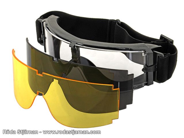 Googles Panoramic 3 Lens-sett Øye- og ansiktsbeskyttelse