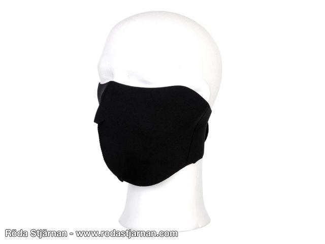 Half-face mask black eye and face protection
