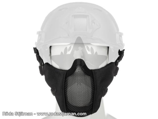 Invader Gear Mk.II FAST Helmet Mesh Mask Black eye and face protection