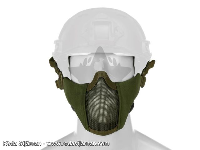 Invader Gear Mk.II FAST Hjelm Mesh Mask OD Øye- og ansiktsbeskyttelse