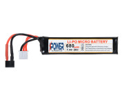 LiPo 7,4V 680mAh AEP Mico Dean