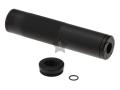 Maple Leaf 135mm CCW/CW 14mm & CW 16mm lyddemper svart for airsoft lyddemper og munning