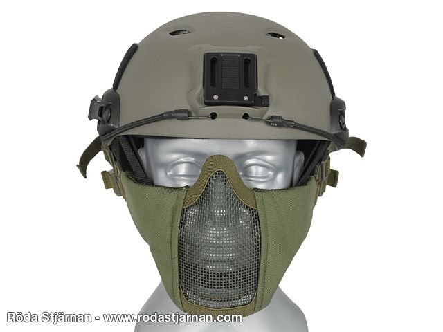 Nätmask FAST Helmet OD