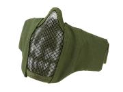 PDW Half Face Mesh Net Mask Skull OD