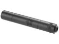 Pirate Arms lyddemper svart for airsoft V5 195x30mm lyddemper og munning