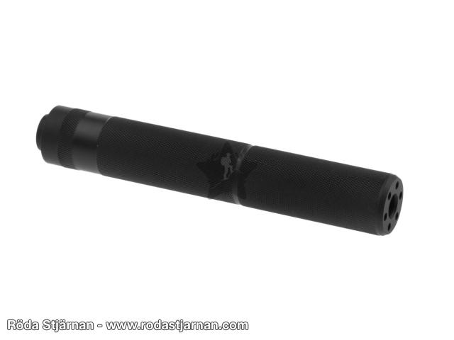 Pirate Arms Pro 195 mm  ljuddämpare svart för airsoft ljuddämpare och mynning