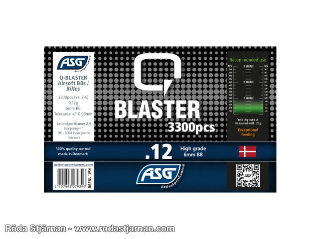 Q Blaster 0,12g Kuler 3300stk bb kuler