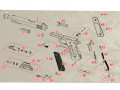 Reservdelar SRC 1911 GBB interna delar