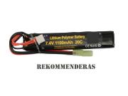 SP LiPo 7,4V 1100 mAh 20/40C Bufferrør
