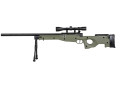 Specna Arms SA-S11 med sikte og bipod Grønn airsoft rifle