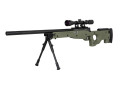 Specna Arms SA-S11 med sikte og bipod Grønn airsoft rifle